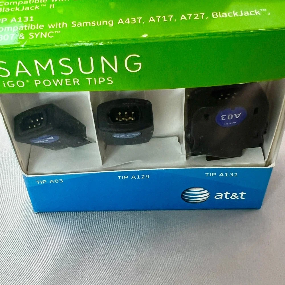 Samsung iGo Power Tips Set A03 A129 A131 for BlackJack SYNC C417 AT&T G001693R01